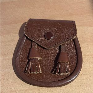 Brown Leather belt pouch